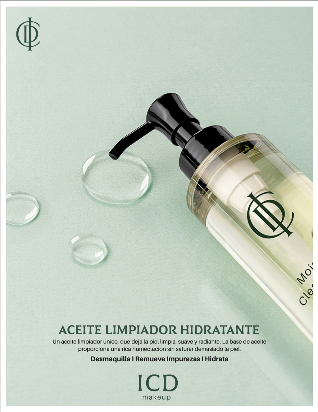 Aceite limpiador hidratante ICD
